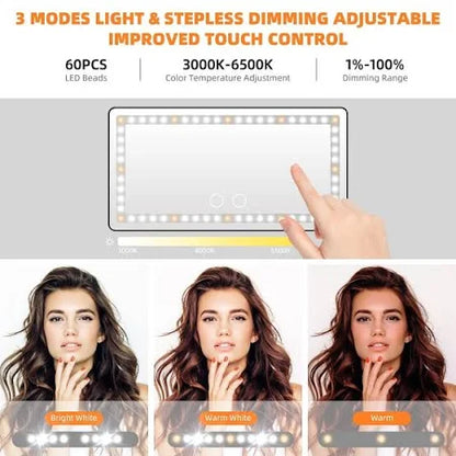 Passenger Princess LED Car Vanity Mirror